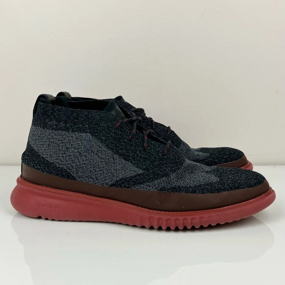 NFS Cole Haan Men’s Shoes Size 8.5 M 2.Zerogrand Stitchlite Chukka Boots Gray